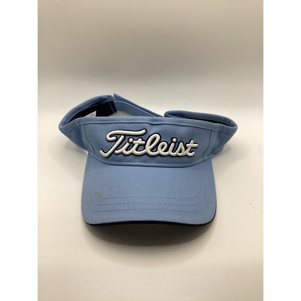 #1 Fitleist Golf Strapback Sun Visor Cap Blue One Size Adjustable Embroidered